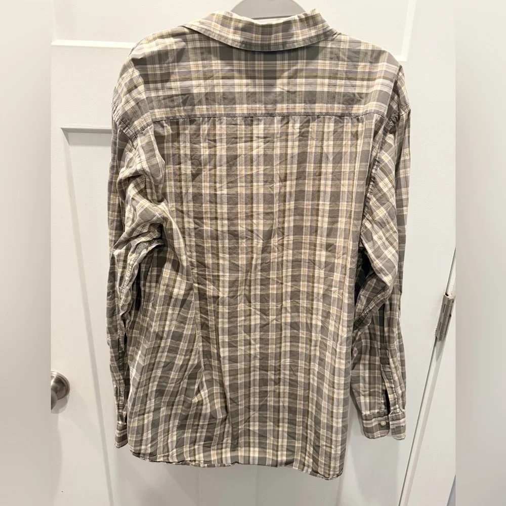 J.Crew Men’s Plaid Button-Up Shirt Size L